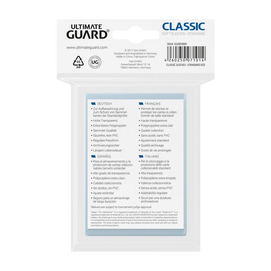 Ultimate Guard  Sleeves - Sleeves (100 pieces) 