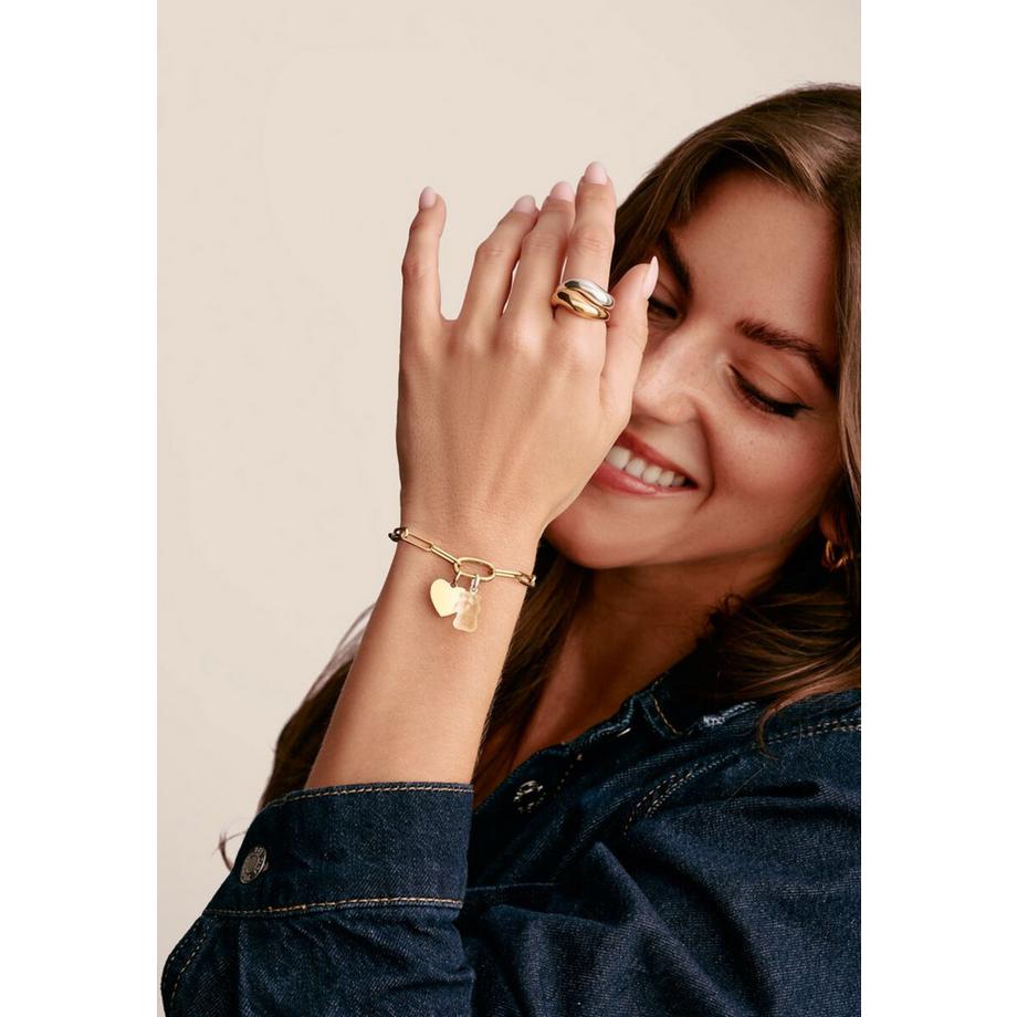 Thomas Sabo  Pendentif charm cœur Connect plaqué 