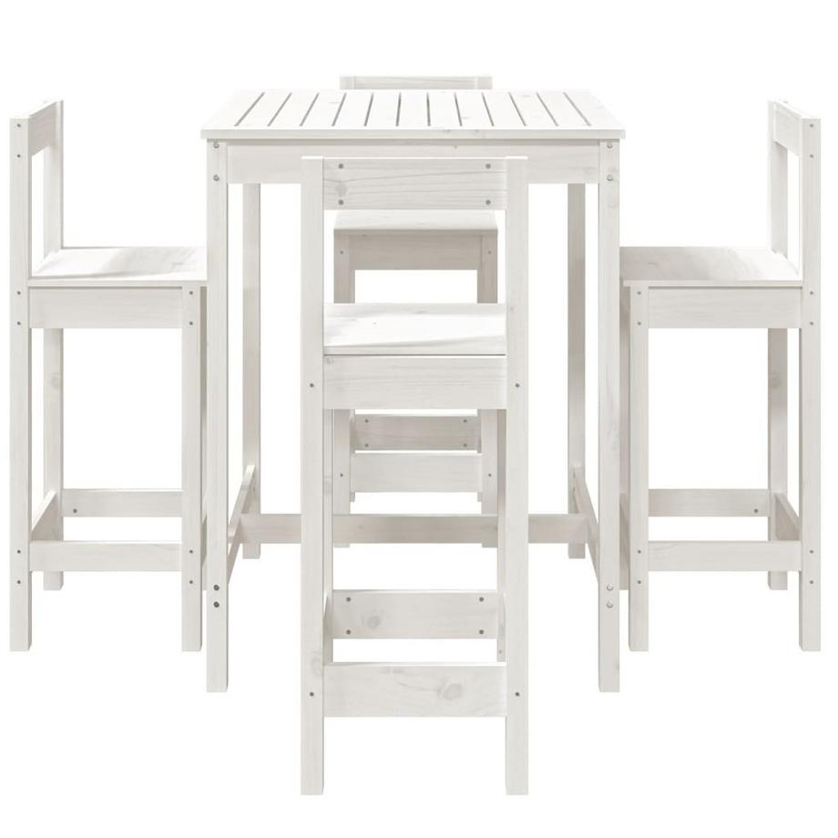 VidaXL Ensemble de bar de jardin bois de pin  