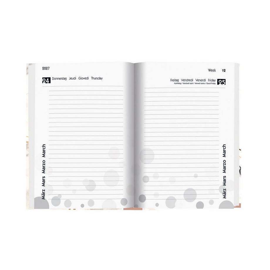Biella Agenda scolaire mydiary 1 jour par page, ouatiné, Abstract  
