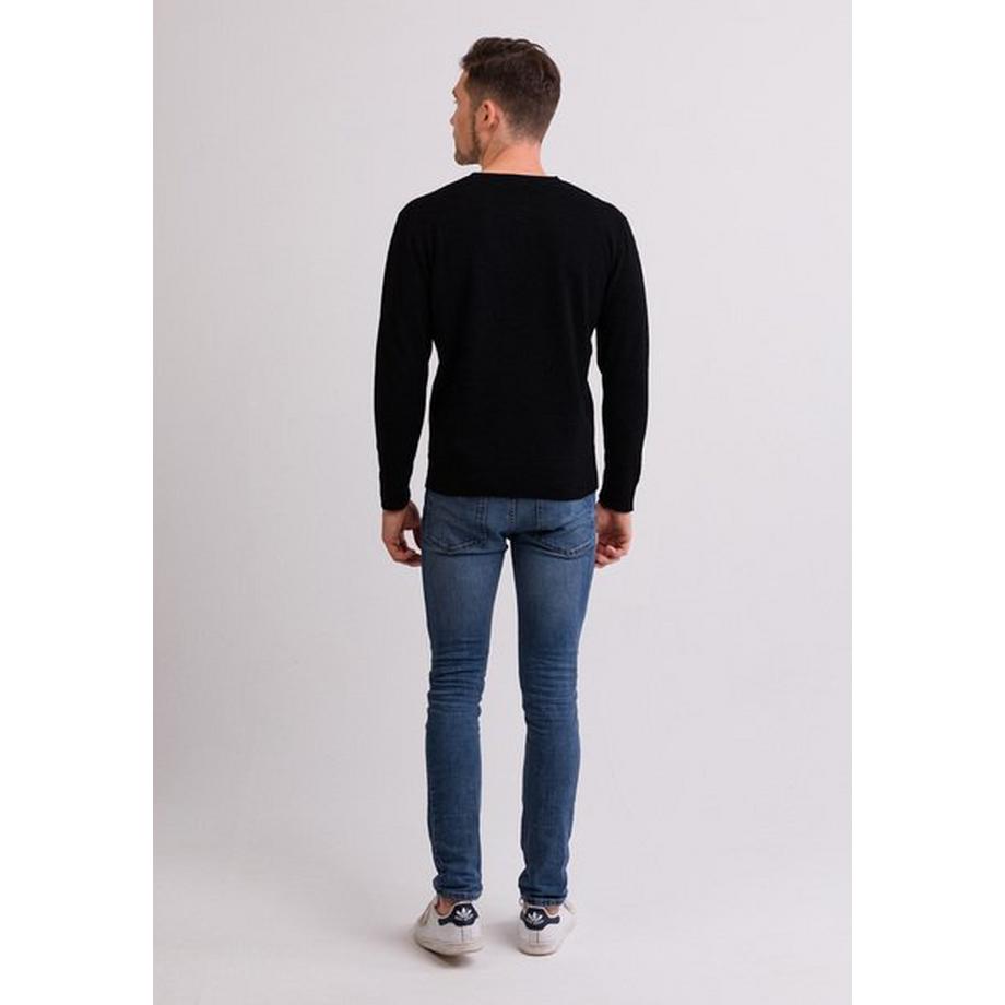 CASH-MERE.CH Kaschmir Rundhals Pullover  