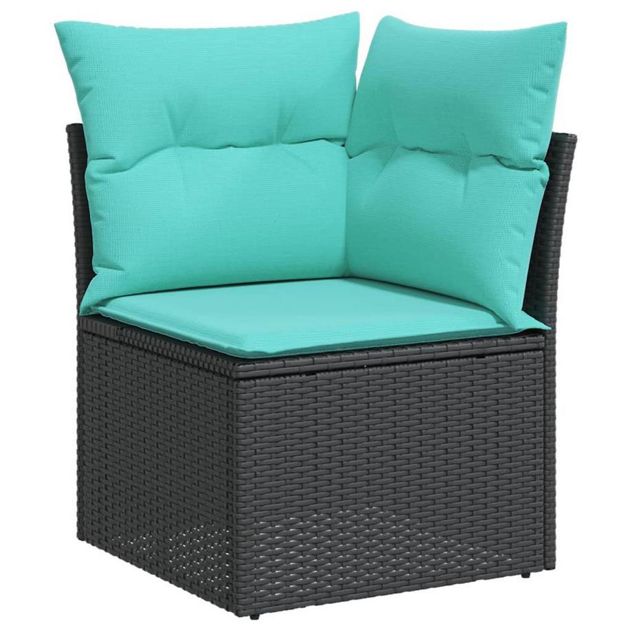 VidaXL Ensemble de canapés de jardin rotin synthétique  