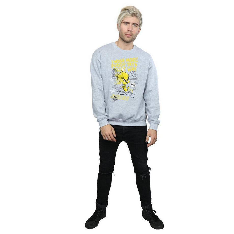 LOONEY TUNES Tweety Pie More Puddy Tats Sweatshirt  