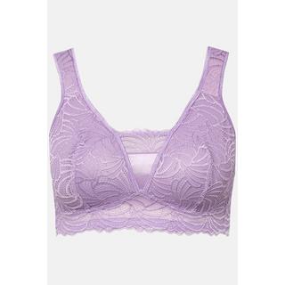 Ulla Popken  Bralette di pizzo senza ferretto con coppa B-F 