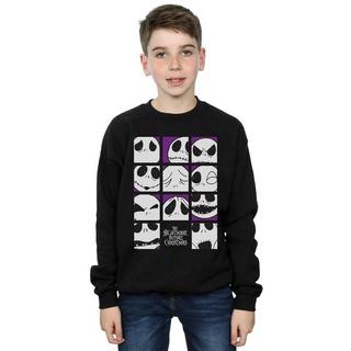 Disney  Nightmare Before Christmas Many Faces Of Jack Sweatshirt 