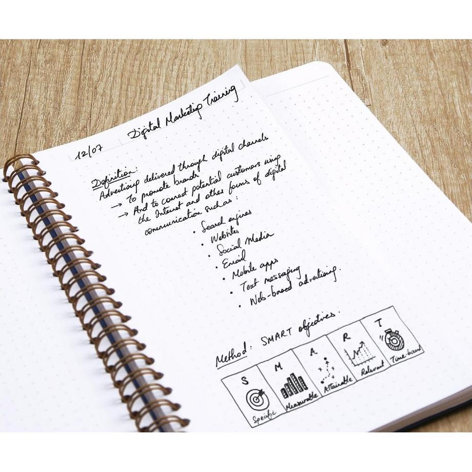 Clairefontaine Notizbuch AgeBag dotted  
