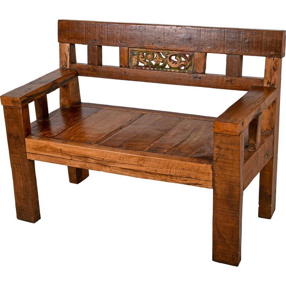 mutoni Gartenbank Sumba Teak dunkelbraun 120  