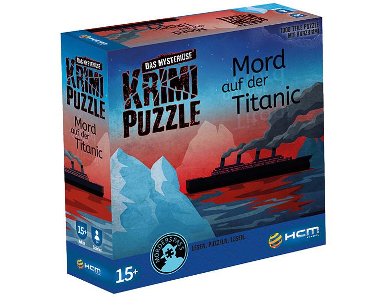 HCM KINZEL  Krimi Puzzle Mord auf der Titanic (1000Teile) 