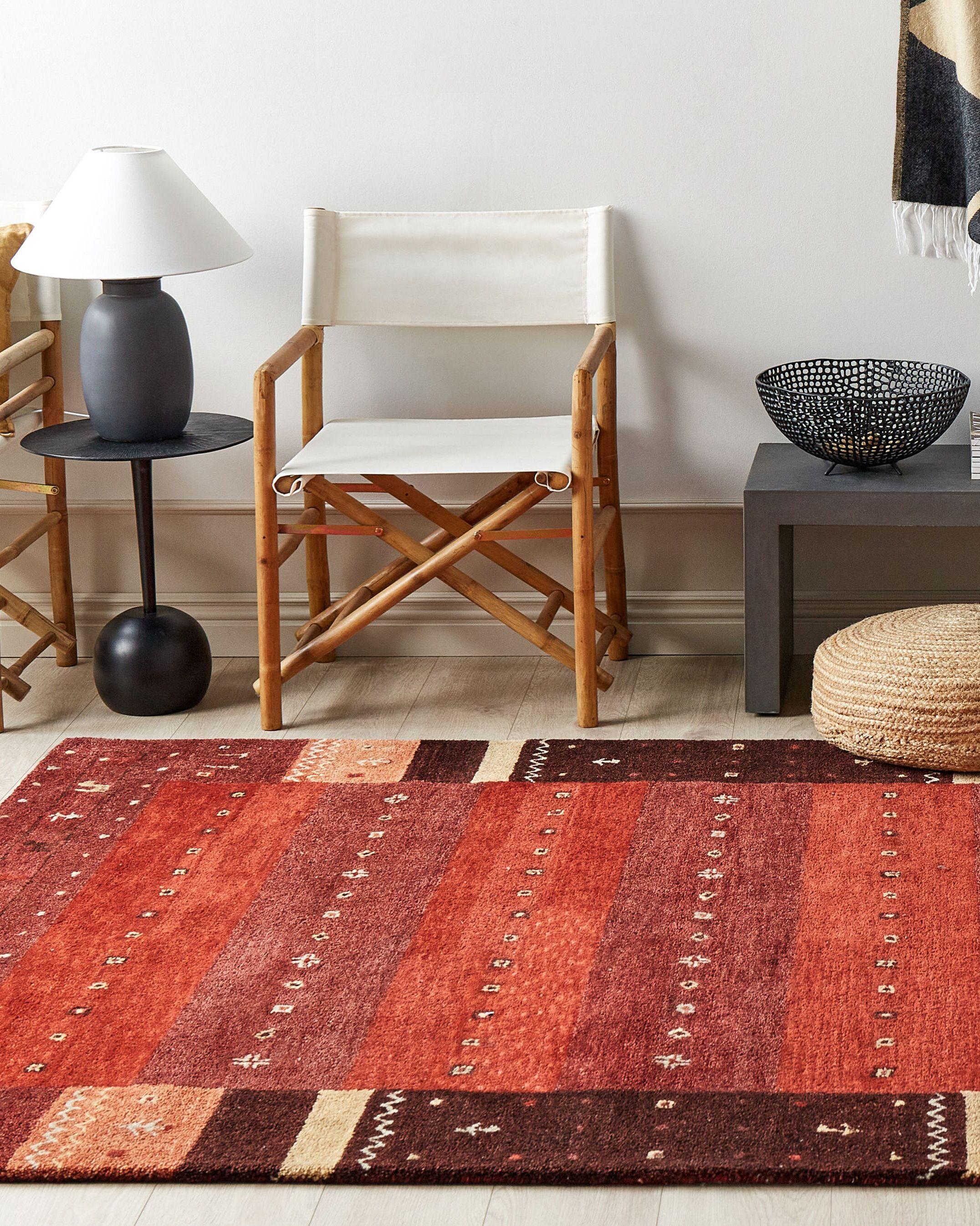 Beliani Tapis en Laine Rustique SINANLI  