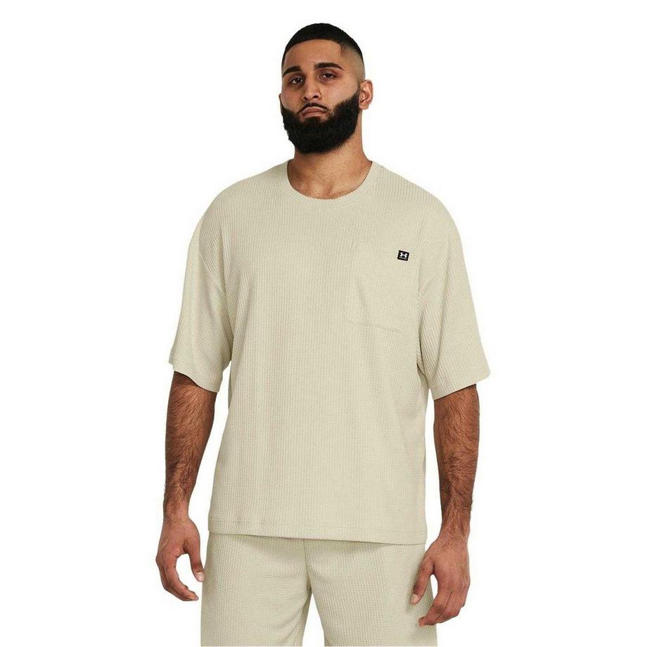 UNDER ARMOUR T-Shirt Rival Tissu Cannelé  