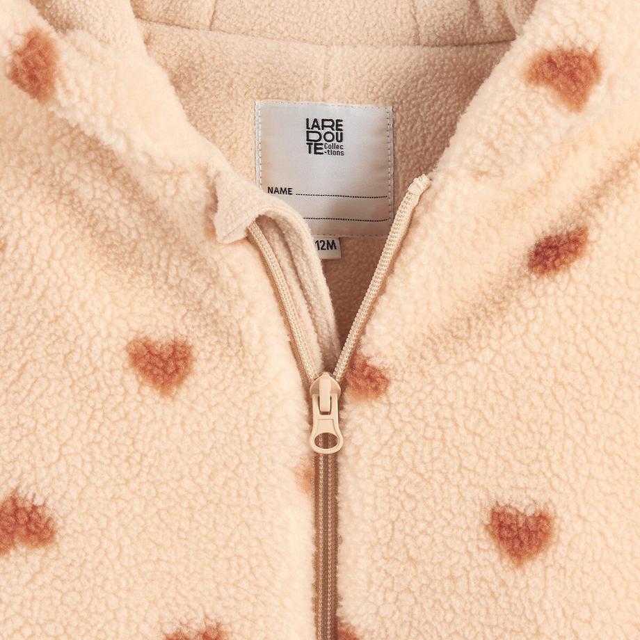 La Redoute Collections  Combipilote à capuche en sherpa 