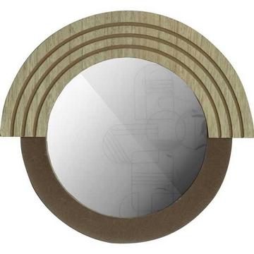 Miroir mural Hailey rond D29 naturel