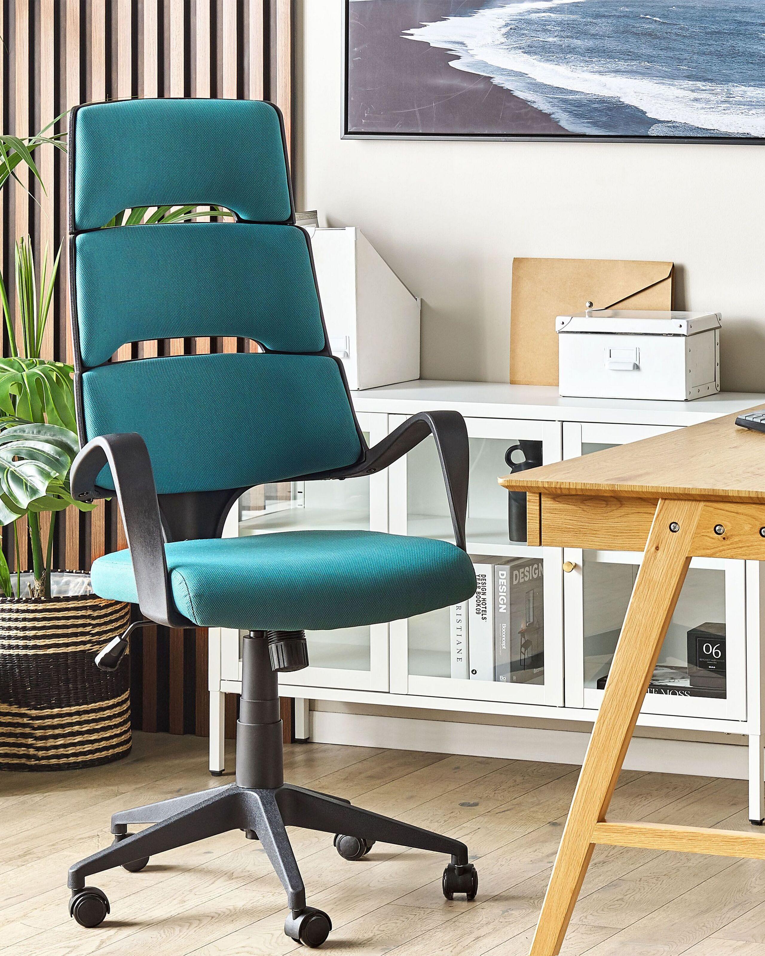 Beliani Bürostuhl aus Polyester Modern GRANDIOSE  