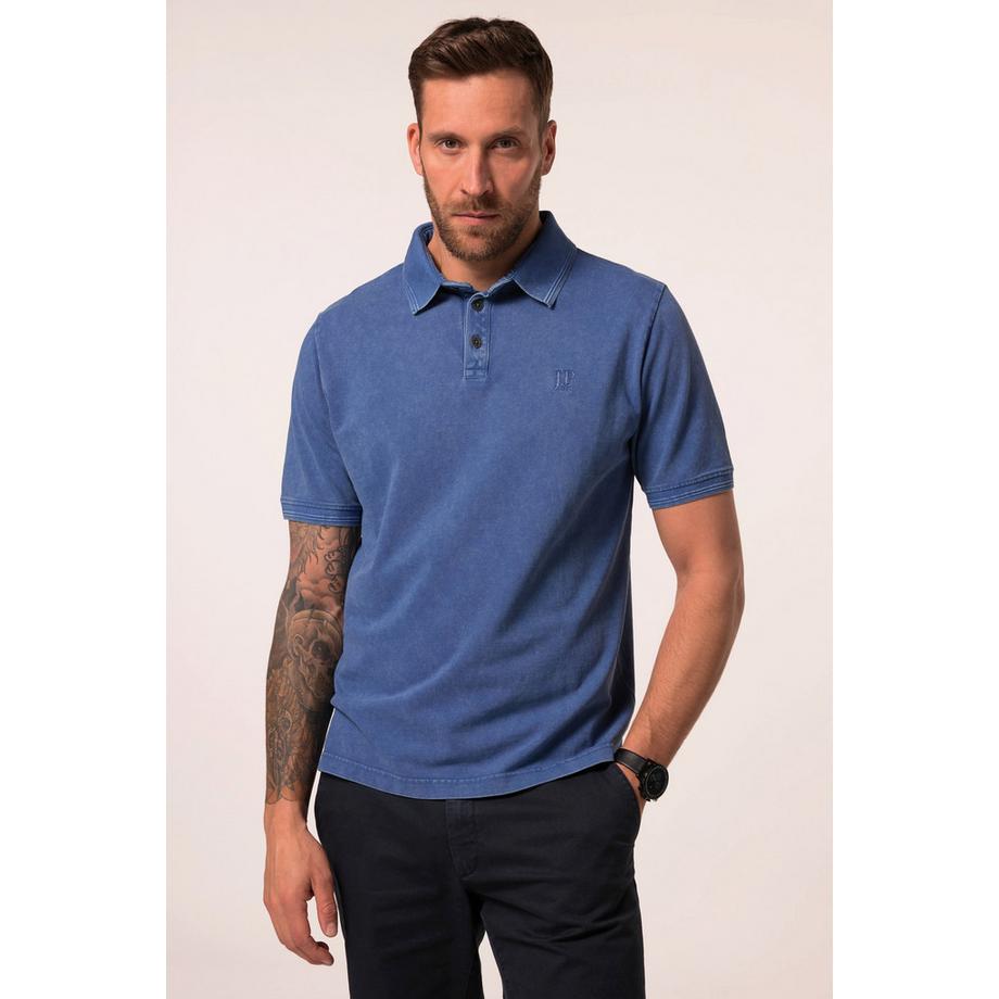 JP1880 Polo Piqué Manches Courtes avec Imprimé Col  