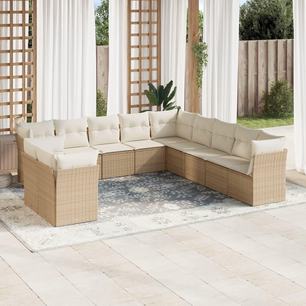 VidaXL Garten sofagarnitur poly-rattan  