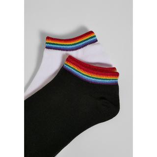 URBAN CLASSICS  calzini rainbow no show (4pcs) 