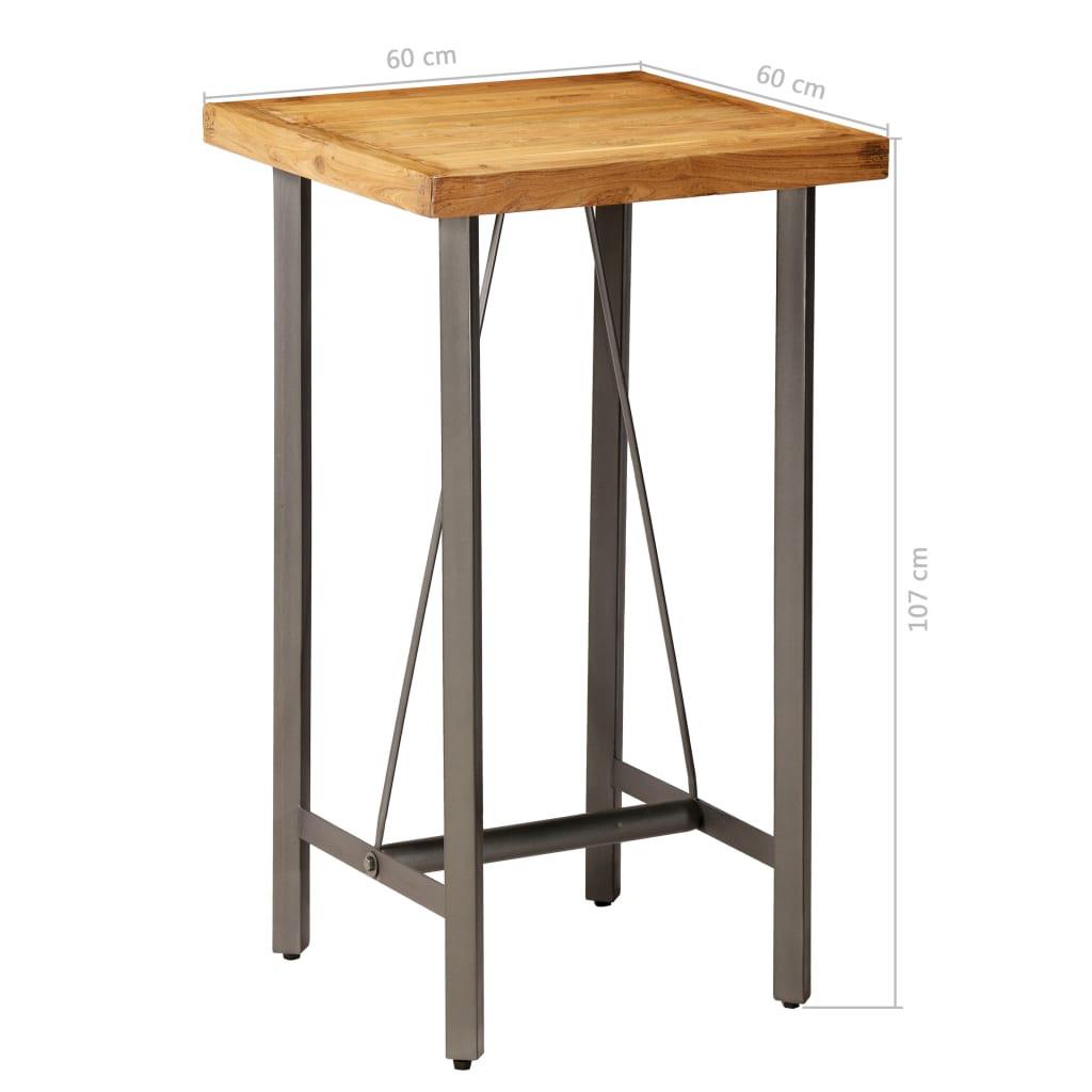 VidaXL Table de bar bois  