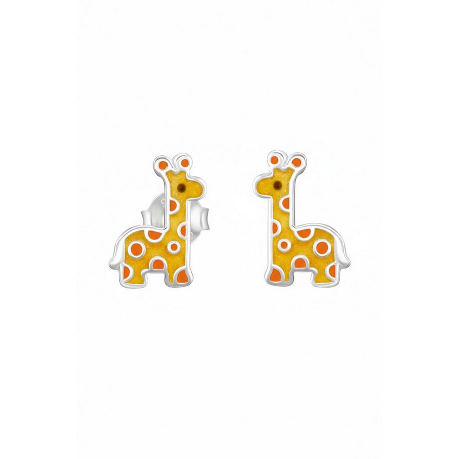 Maxte  Boucles d’eilles Enfant en  Sterling Motif Girafe avec 