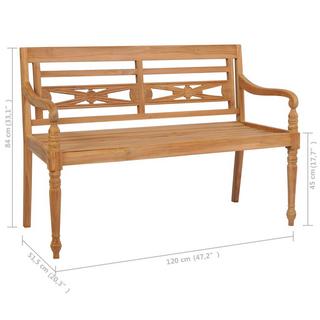 VidaXL panca Teak riciclato  