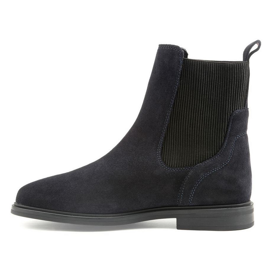 TOMMY HILFIGER Flag Suede Chelsea Boot  