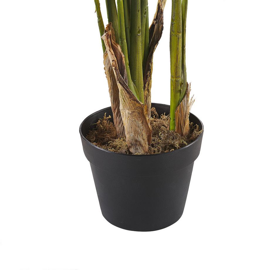 Beliani Kunstpflanze aus Kunststoff Boho STRELITZIA TREE  