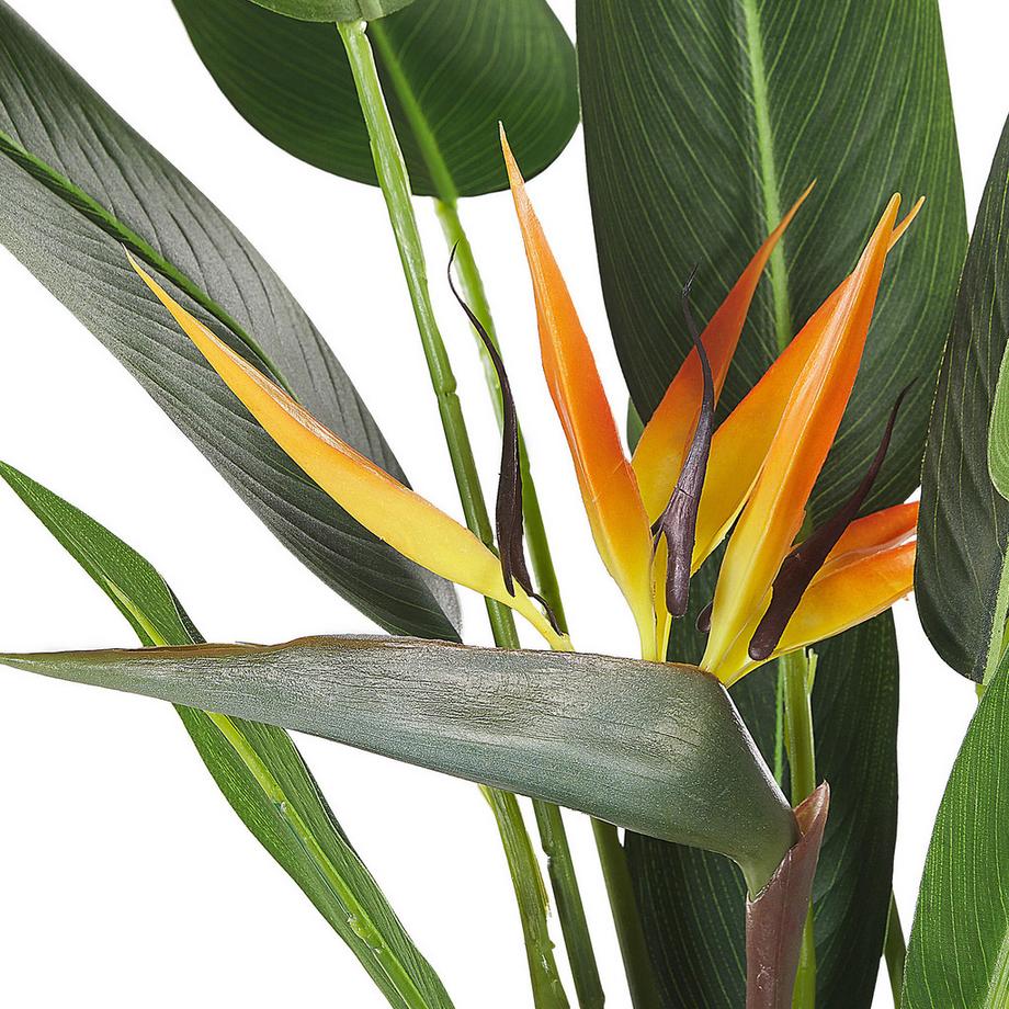 Beliani Kunstpflanze aus Kunststoff Boho STRELITZIA TREE  