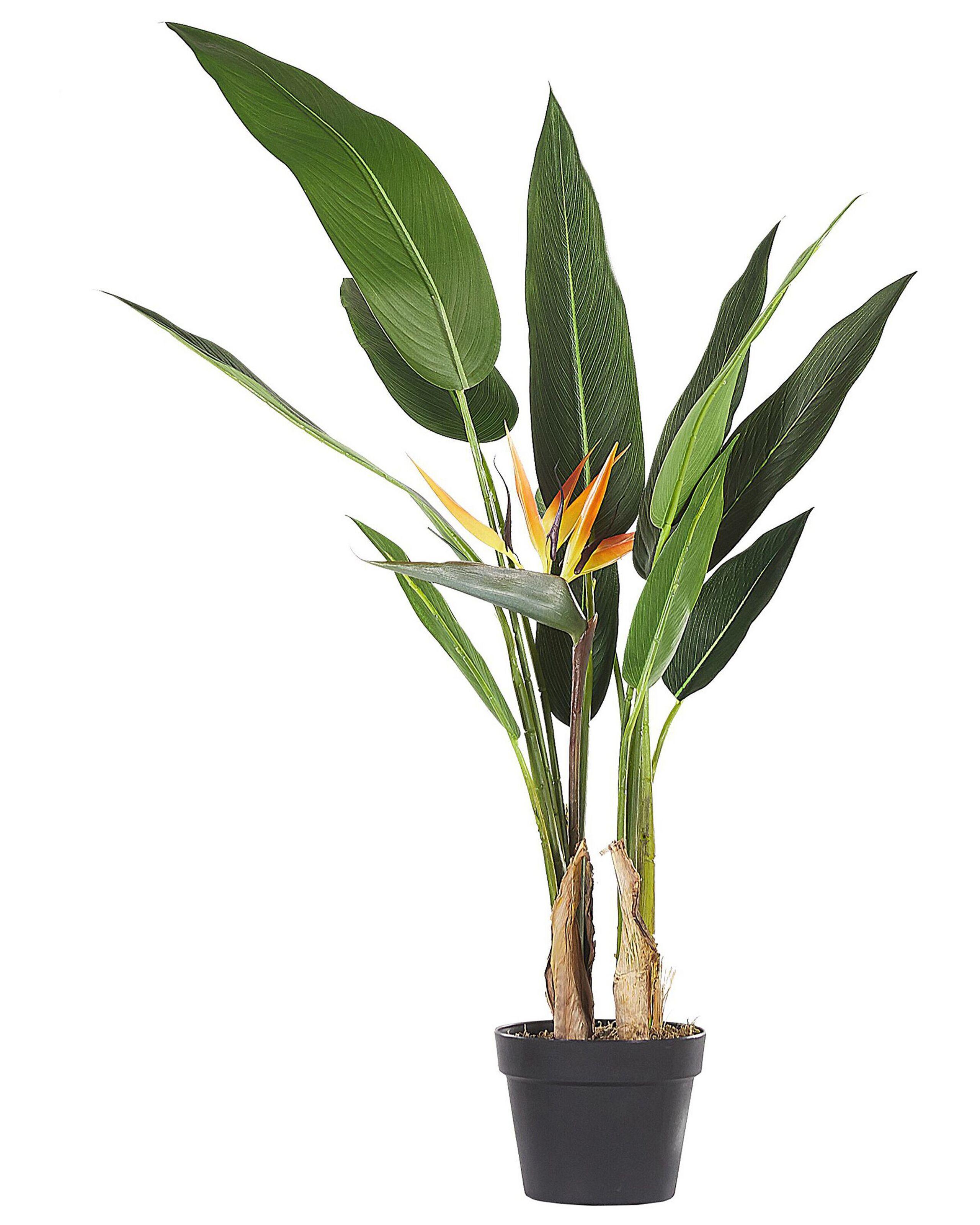 Beliani Kunstpflanze aus Kunststoff STRELITZIA TREE  