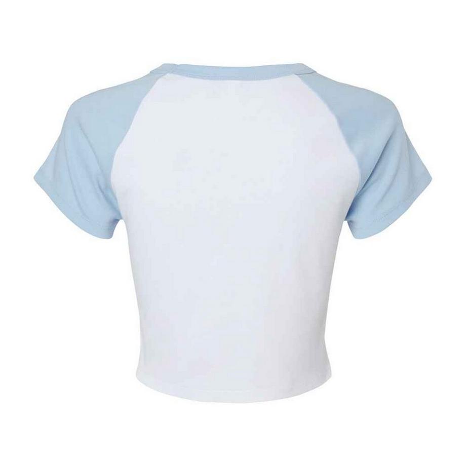Bella + Canvas Kurzes Top Raglanärmel  