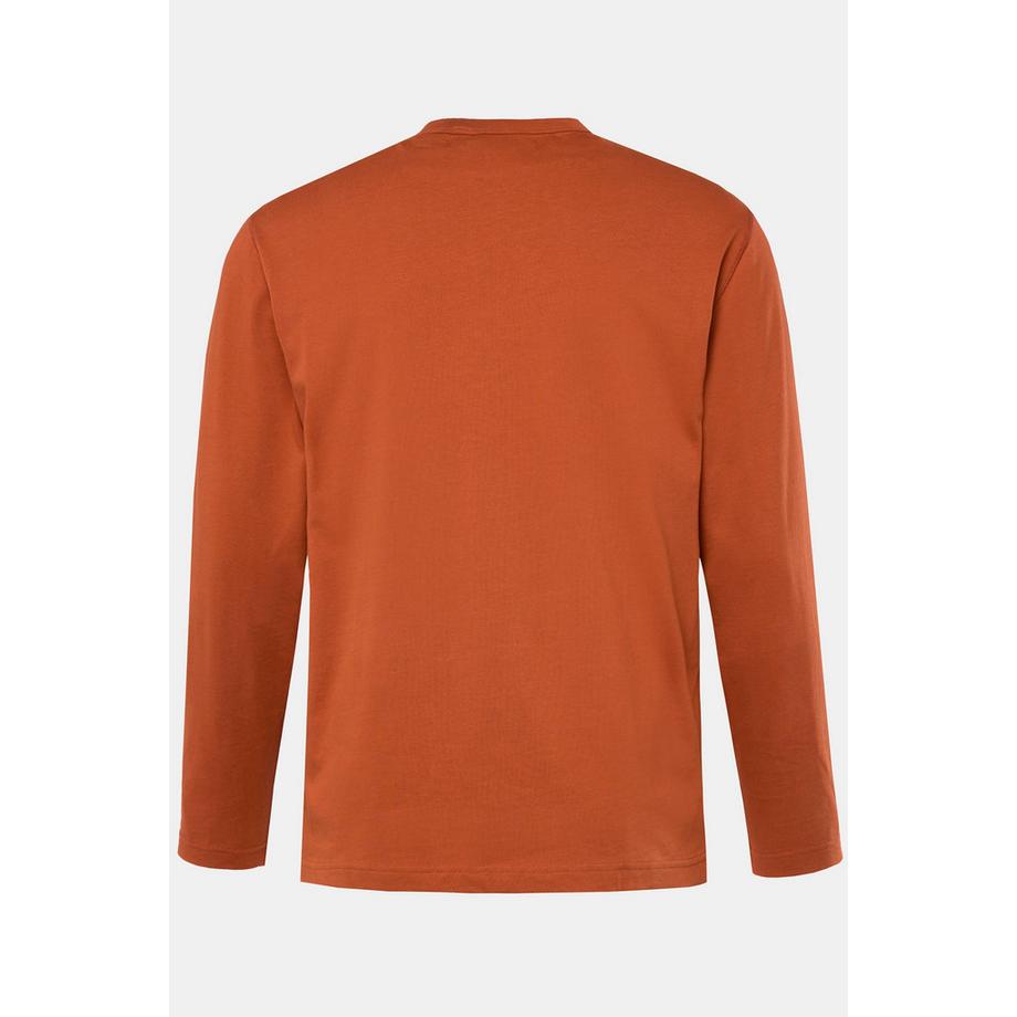 JP1880 Langarm Henley Vintage Look  