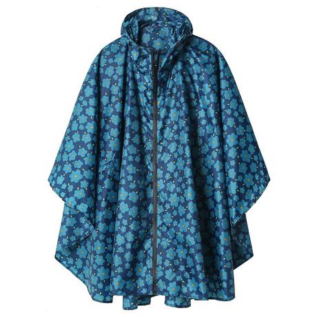 Alopini Mantella Antipioggia con Cappuccio Cerniera Riutilizzabile  