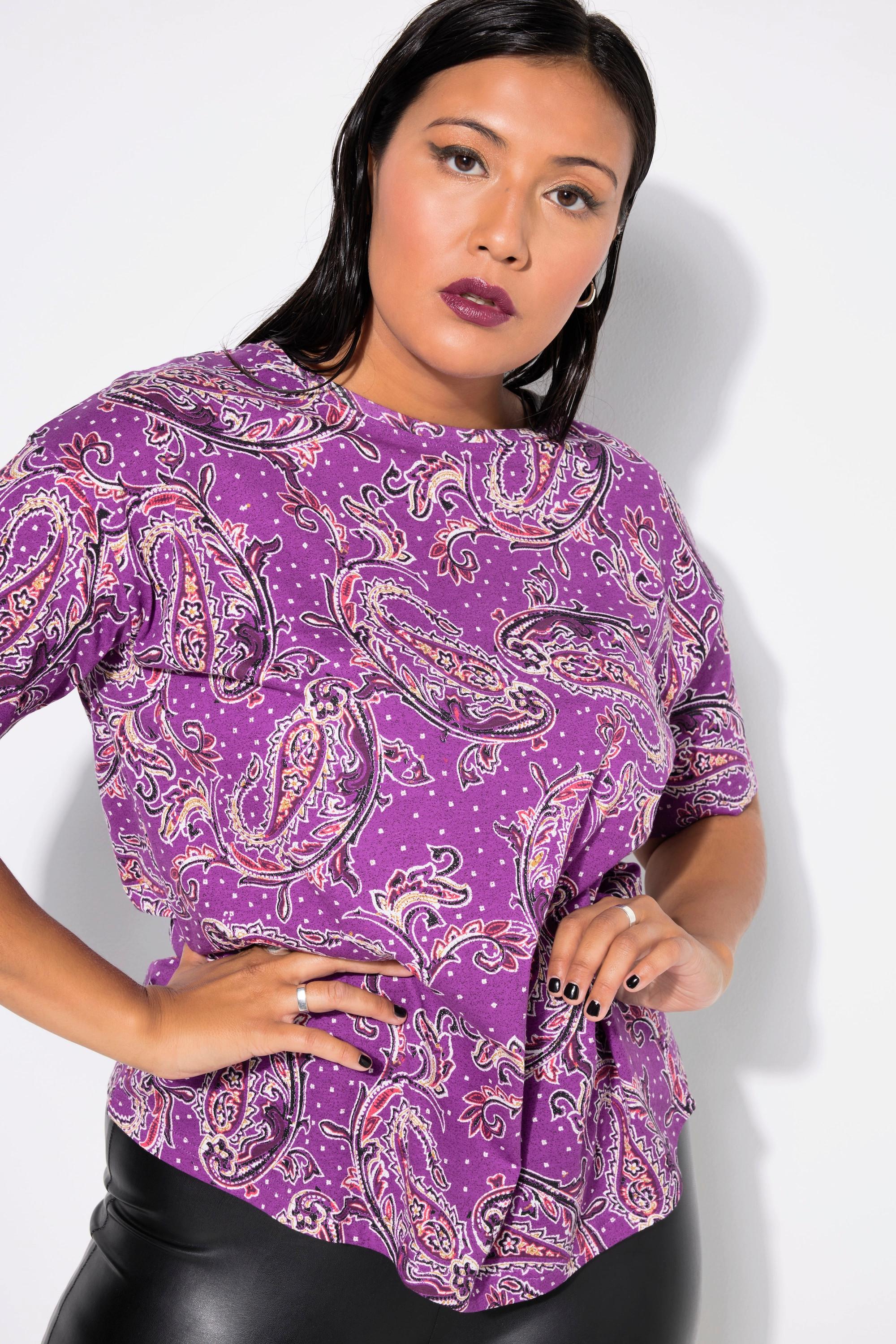 Studio Untold  T-shirt dal taglio oversize con stampa Paisley 