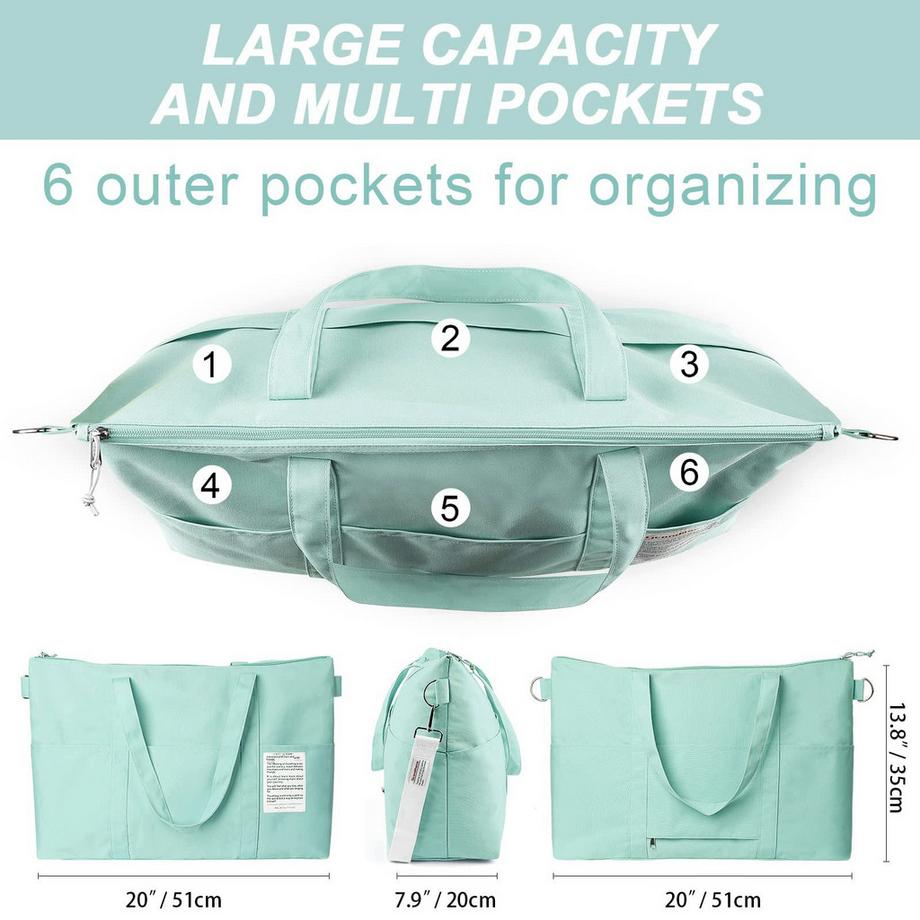 Only-bags.store Reisetasche wasserdichte Sport Übernachtungs Handgepäcktasche  