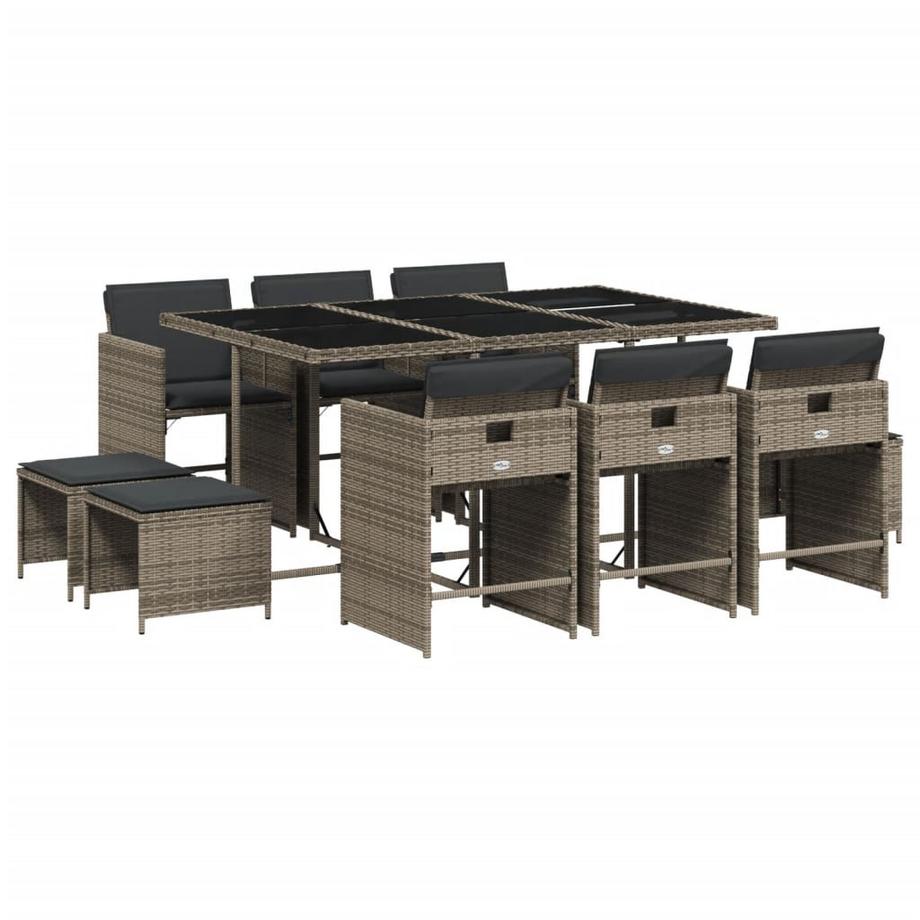 set da pranzo da giardino Polirattan