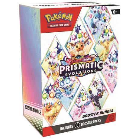 Pokémon  TCG: Scarlet & Violet-Prismatic Evolutions Booster Bundle (6 Packs) - EN 