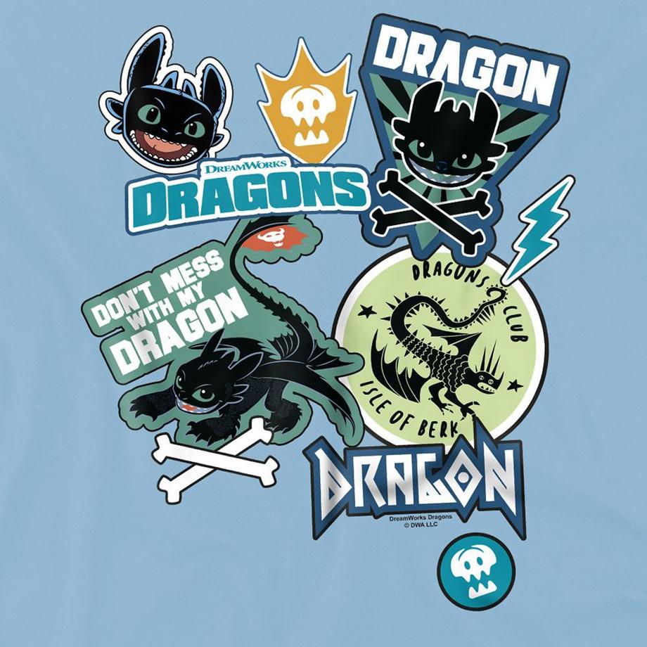 DRAGONS  T-ShirtMotiftyle Badge Don´t Mess With My Dragon 