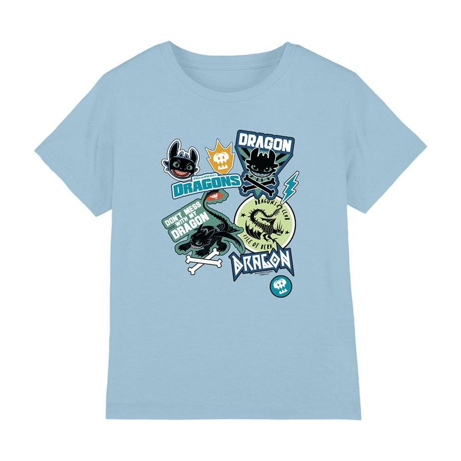 T-ShirtMotiftyle Badge Don´t Mess With My Dragon