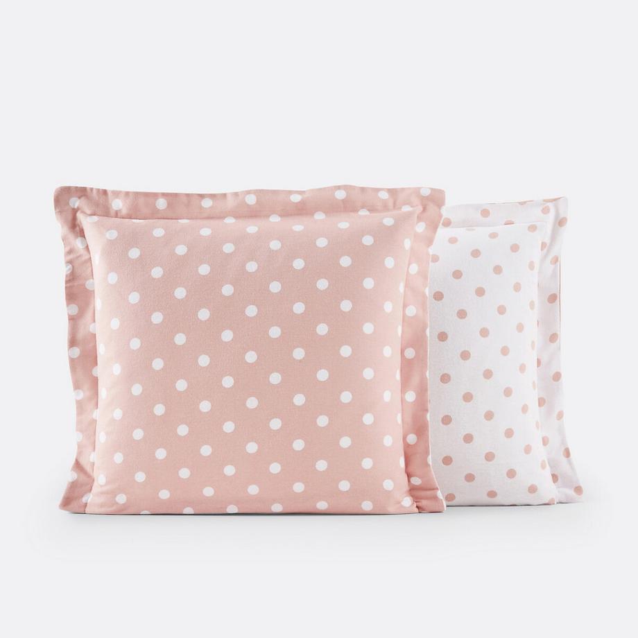 La Redoute Intérieurs Taie d'oreiller Clarisse Flanelle à Pois  