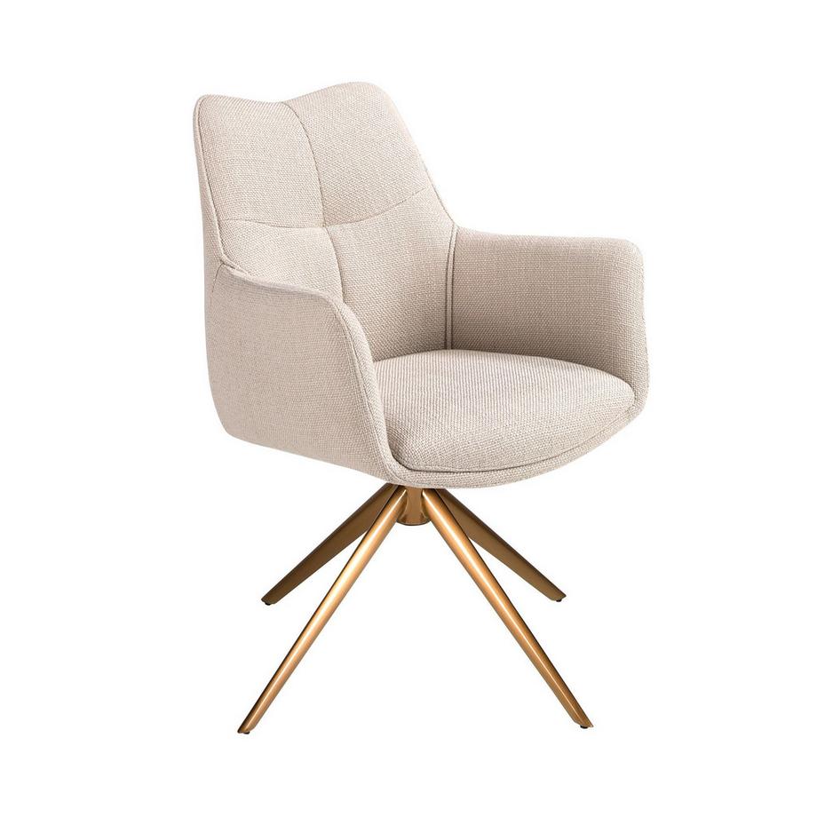 Chaise pivotante en tissu
