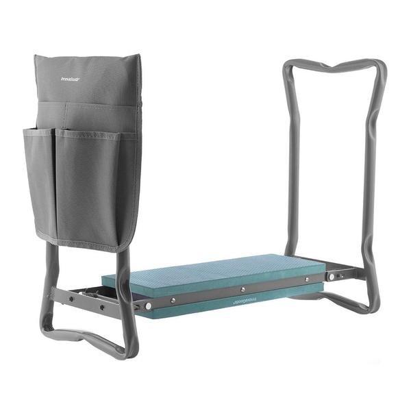 InnovaGoods Multifunktionaler Gartenhocker mit Werkzeugtasche  