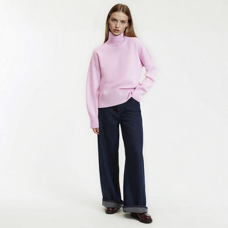 La Redoute Collections Woll Kaschmir Rollkragenpullover  