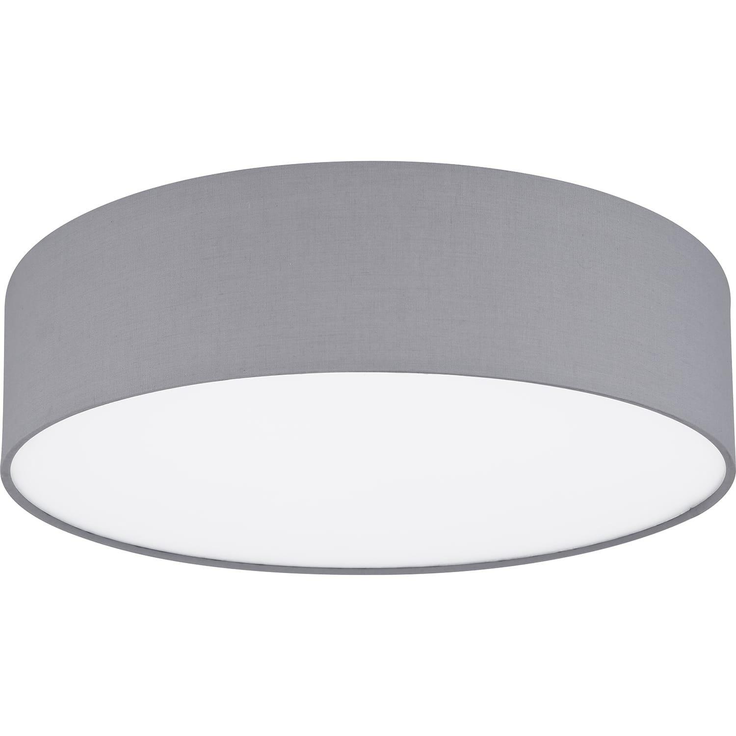 mutoni Plafonnier Sanna métal blanc anthracite 3xE27 LED 40x40x10  