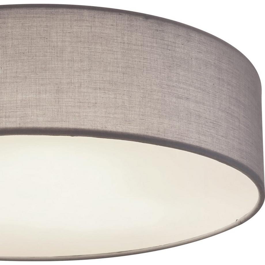 mutoni Plafonnier Sanna métal blanc anthracite 3xE27 LED 40x40x10  