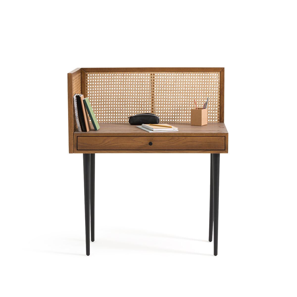 La Redoute Intérieurs Vintage-Schreibtisch NOYA mit Rattanblende  