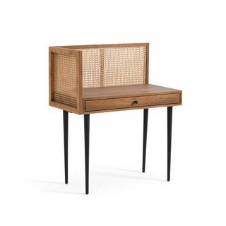 La Redoute Intérieurs Vintage-Schreibtisch NOYA mit Rattanblende  