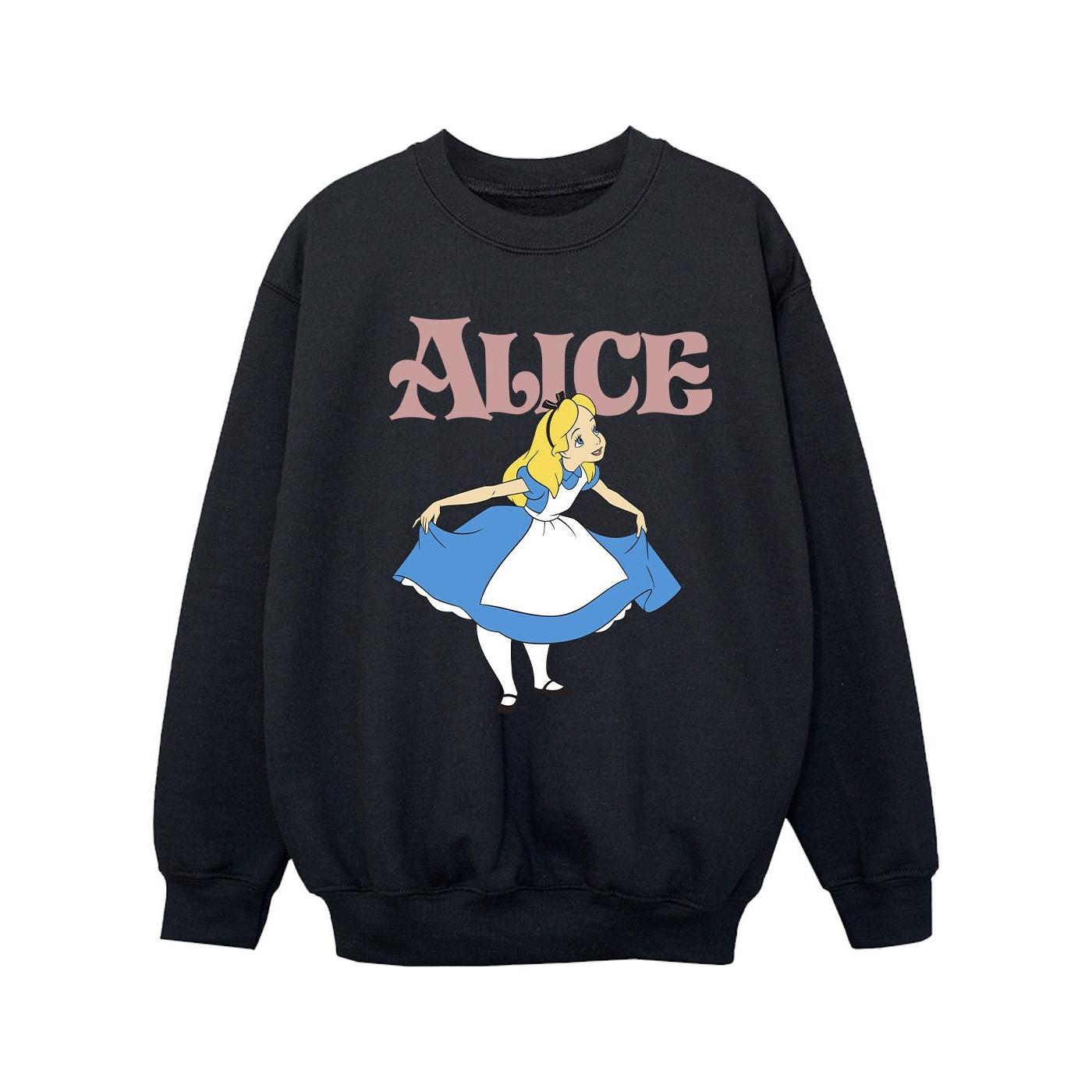 Disney  Alice In Wonderland Take A Bow Sweatshirt 