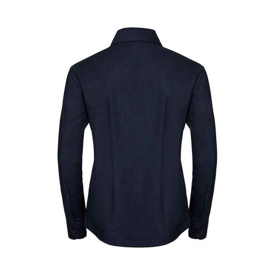 Russell Camicia a Maniche Lunghe Facile da Curare  