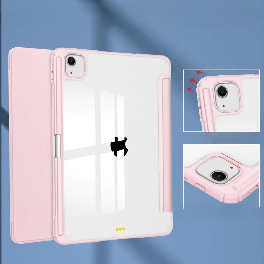 Cover-Discount  iPad Air 13 (M2 / M3) - Custodia protettiva per tablet in acrilico con bordo rialzato 