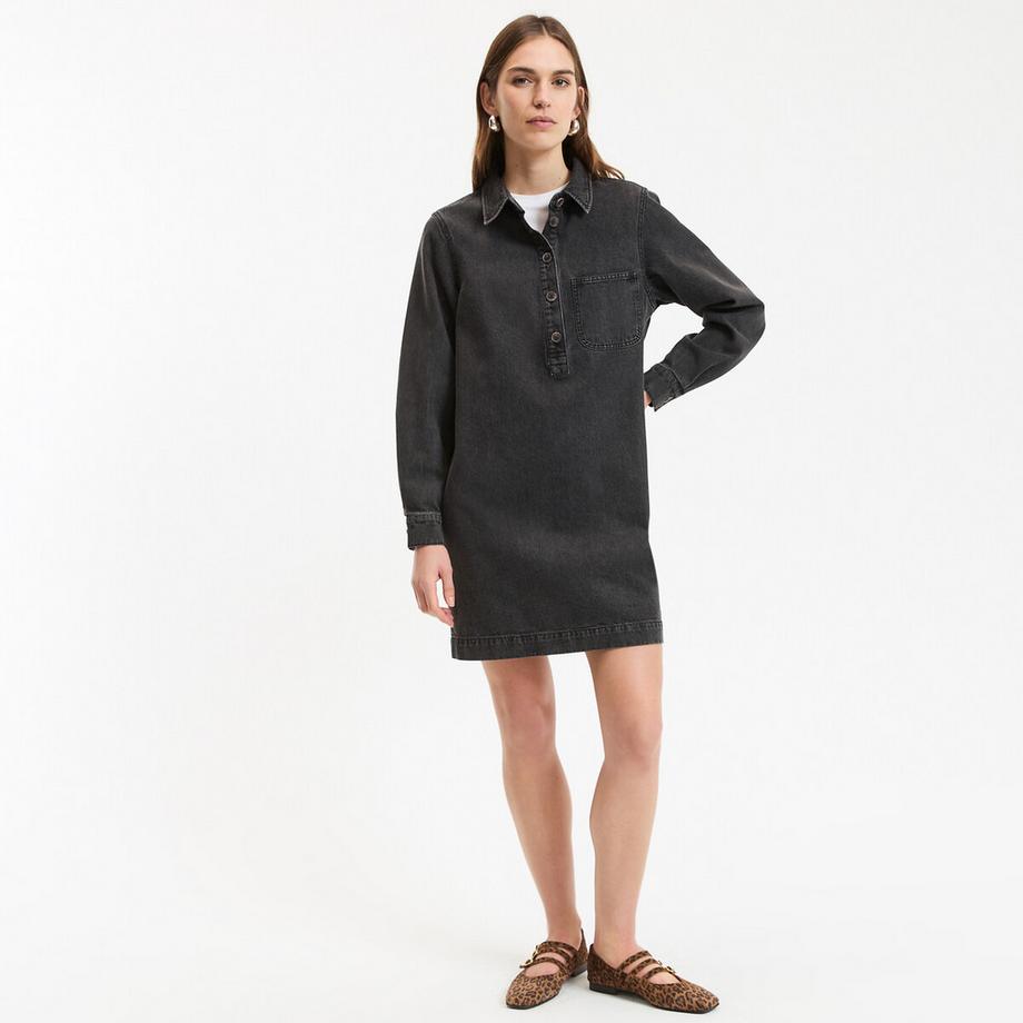 La Redoute Collections Signature Albane Kurzes Jeanskleid  