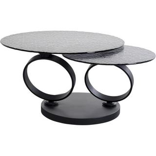 KARE Design Table basse Beverly Bubble noir 133x80  