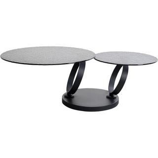 KARE Design Table basse Beverly Bubble noir 133x80  